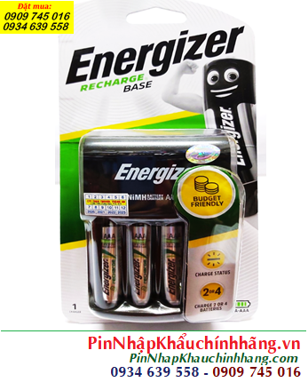 Energizer CHVC5 _Bộ sạc pin AAA kèm sẳn 4 pin sạc Energizer  NH12URP2 (AAA700mAh 1.2v - Xuất xứ NHẬT)